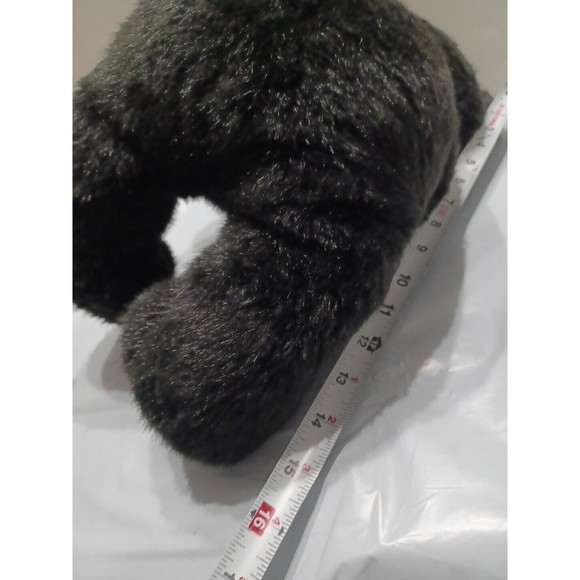 Vintage Build a Bear Black Teddy Bear Valentine's day gift Plush Stuffed 16" - Picture 10 of 10